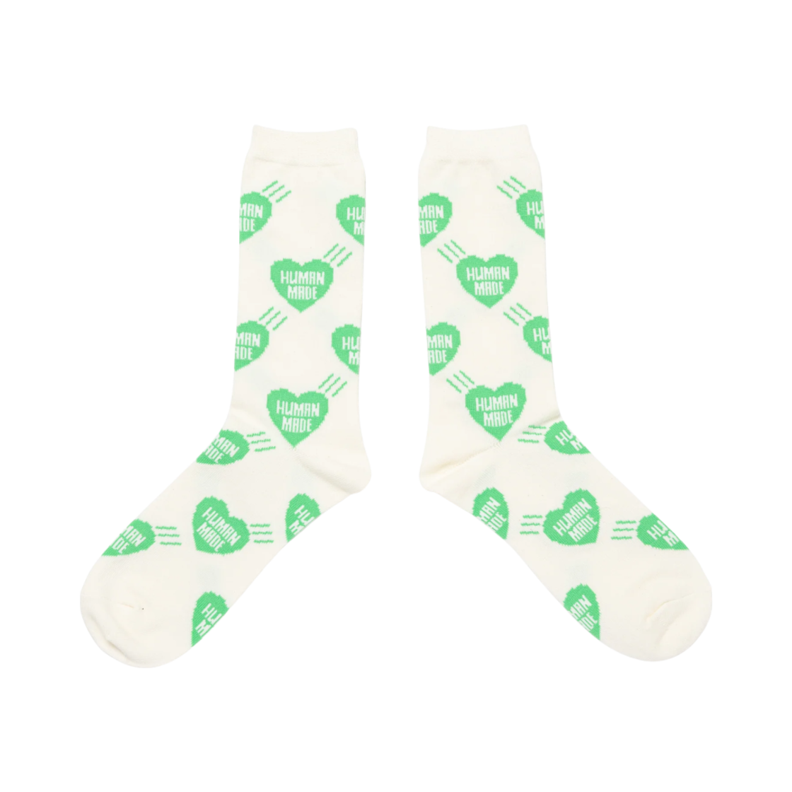 휴먼 메이드 하트 삭스 그린(Human Made Heart Socks Green) - 2