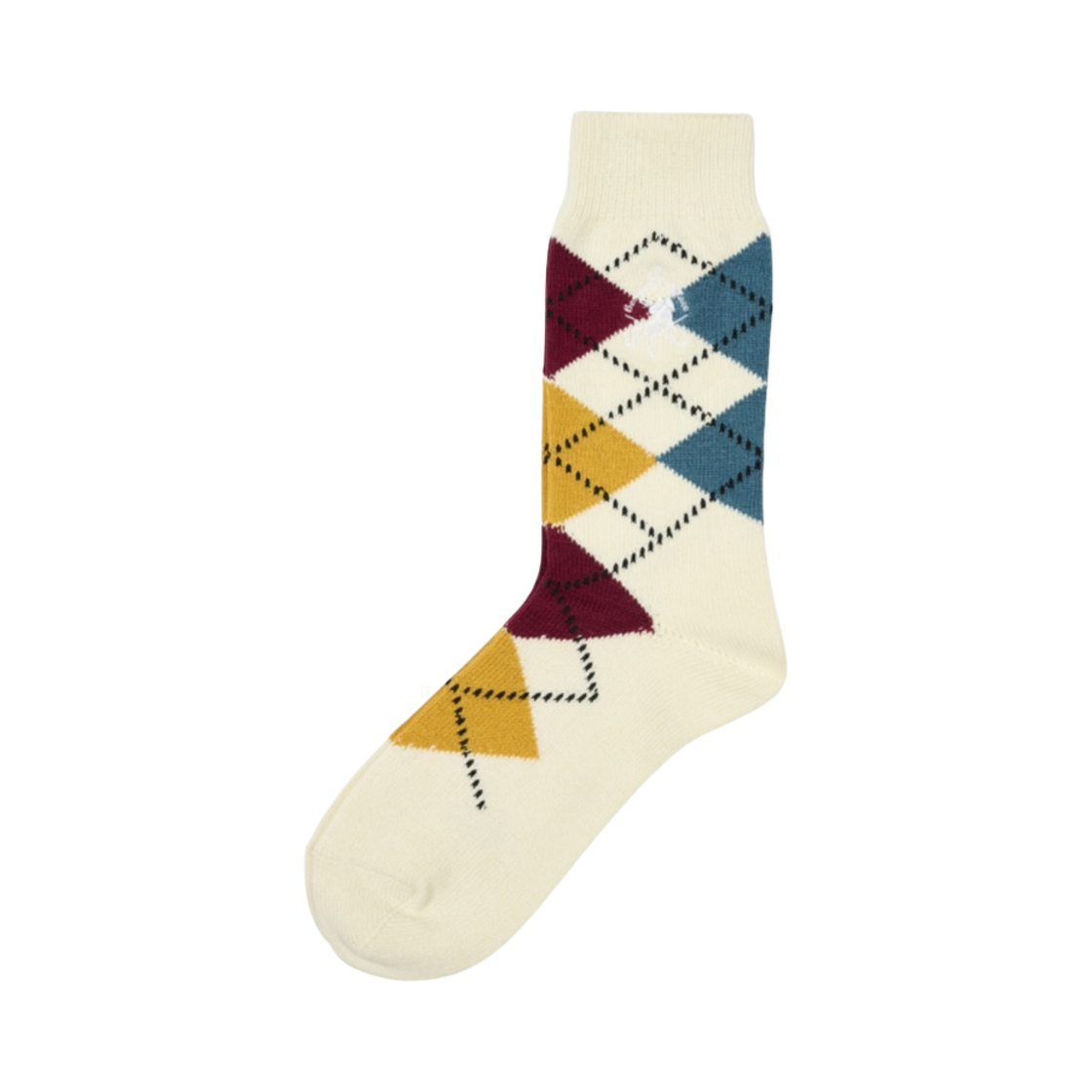 팔라스 x 빔즈 플러스 아가일 삭스 샌드 - 24FW(Palace x Beams Plus Argyle Socks Sand - 24FW)