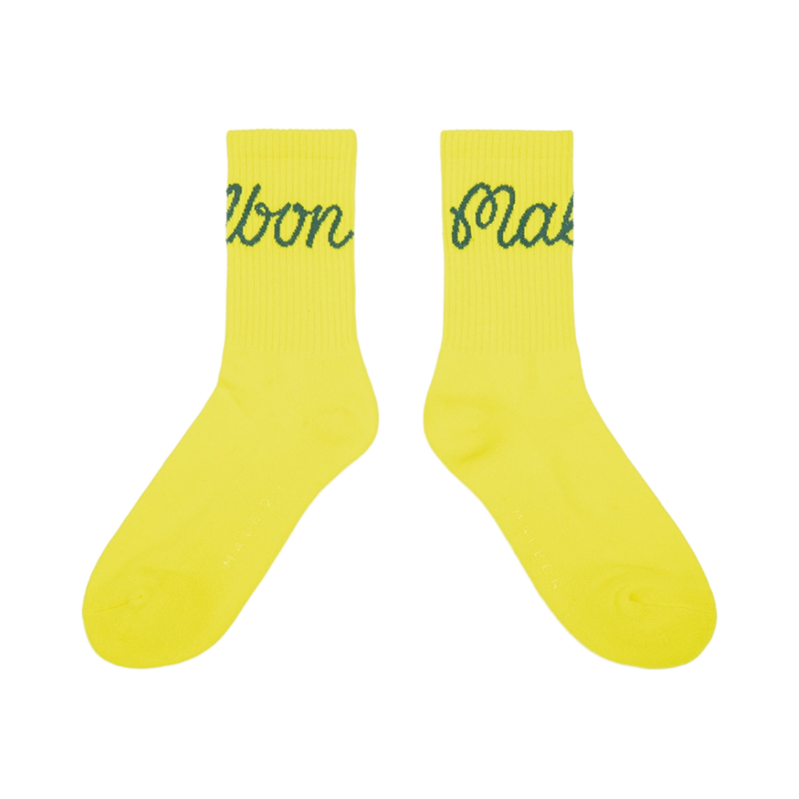 말본 골프 말본 스크립트 삭스 옐로우(Malbon Golf Malbon Script Socks Yellow) - 1