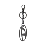 Diesel Holi C Logo Keyring Black