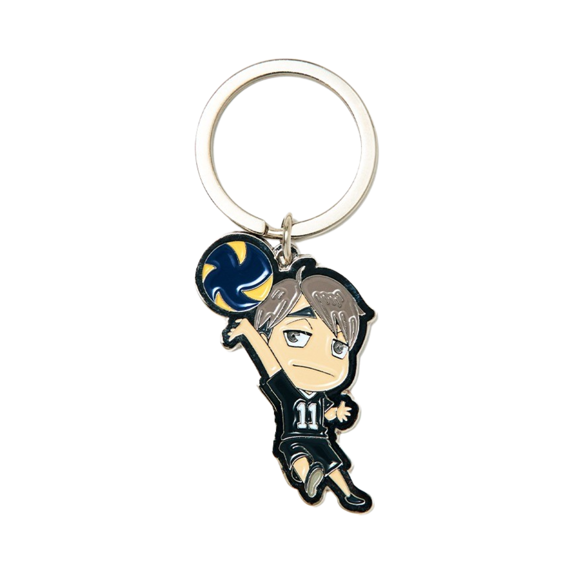 이어스트 x 하이큐!! SD 메탈 키링 오사무(EERST x HAIKYU!! SD Metal Key Ring Osamu)