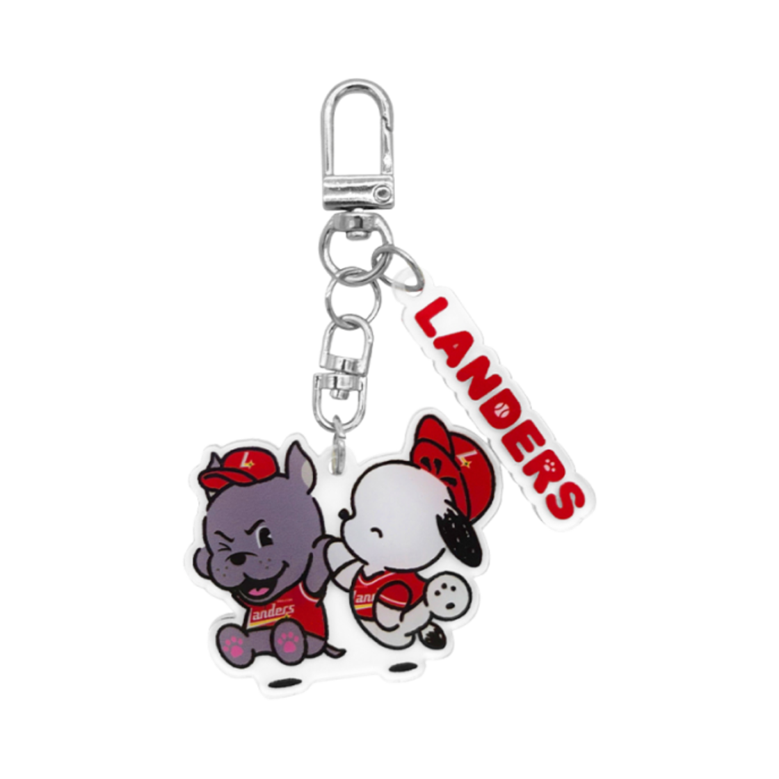 SSG 랜더스 x 포차코 아크릴 키링 듀오 멀티(SSG Landers x Pochacco Acrylic Keyring Duo Multi)
