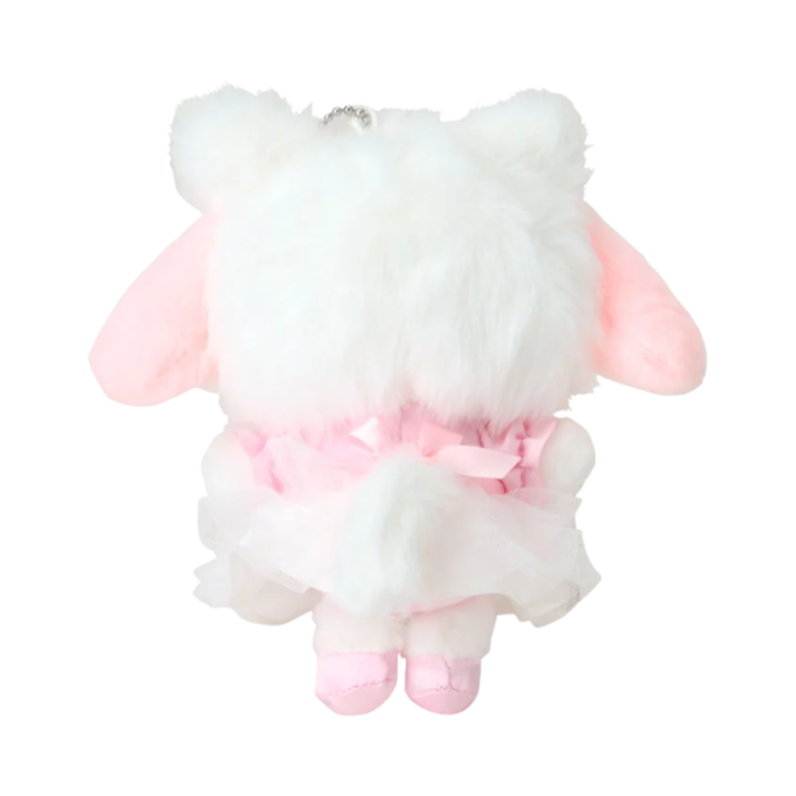 산리오 마이 멜로디 화이트 캣 발레리나 마스코트 홀더(Sanrio My Melody White Cat Ballerina Mascot Holder) - 2
