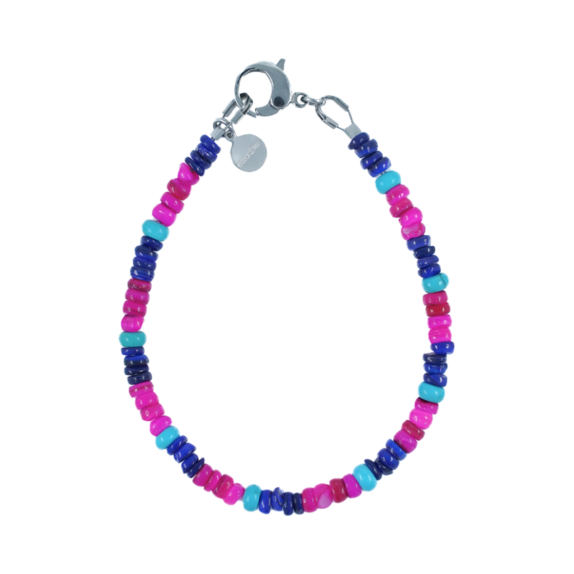 이모티브 자개 블루 팔찌(Emotive mother-of-pearl blue bracelet)