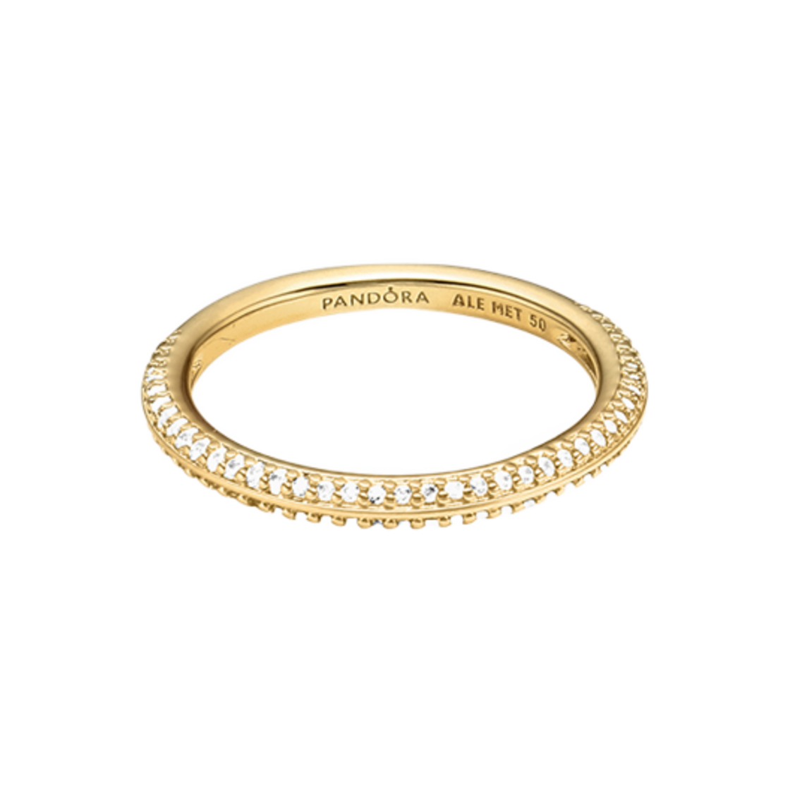 (W) 판도라 미 파베 링 골드 플래팅 클리어((W) Pandora ME Pave Ring Gold Plated Clear)