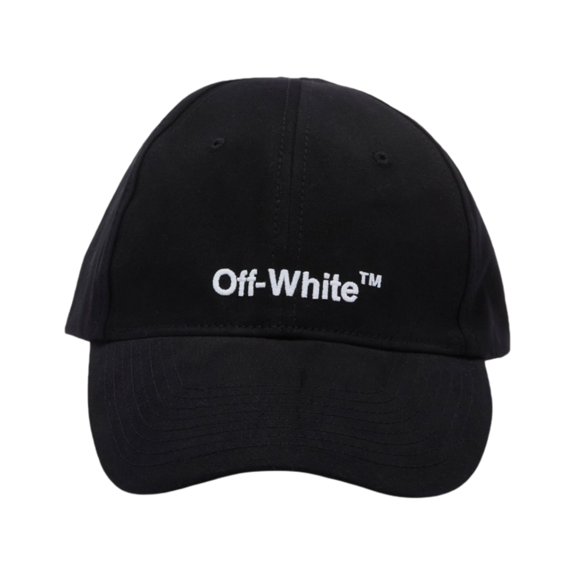 OMLB041C99FAB0031001 Off-White Helvetica Baseball Cap Black
