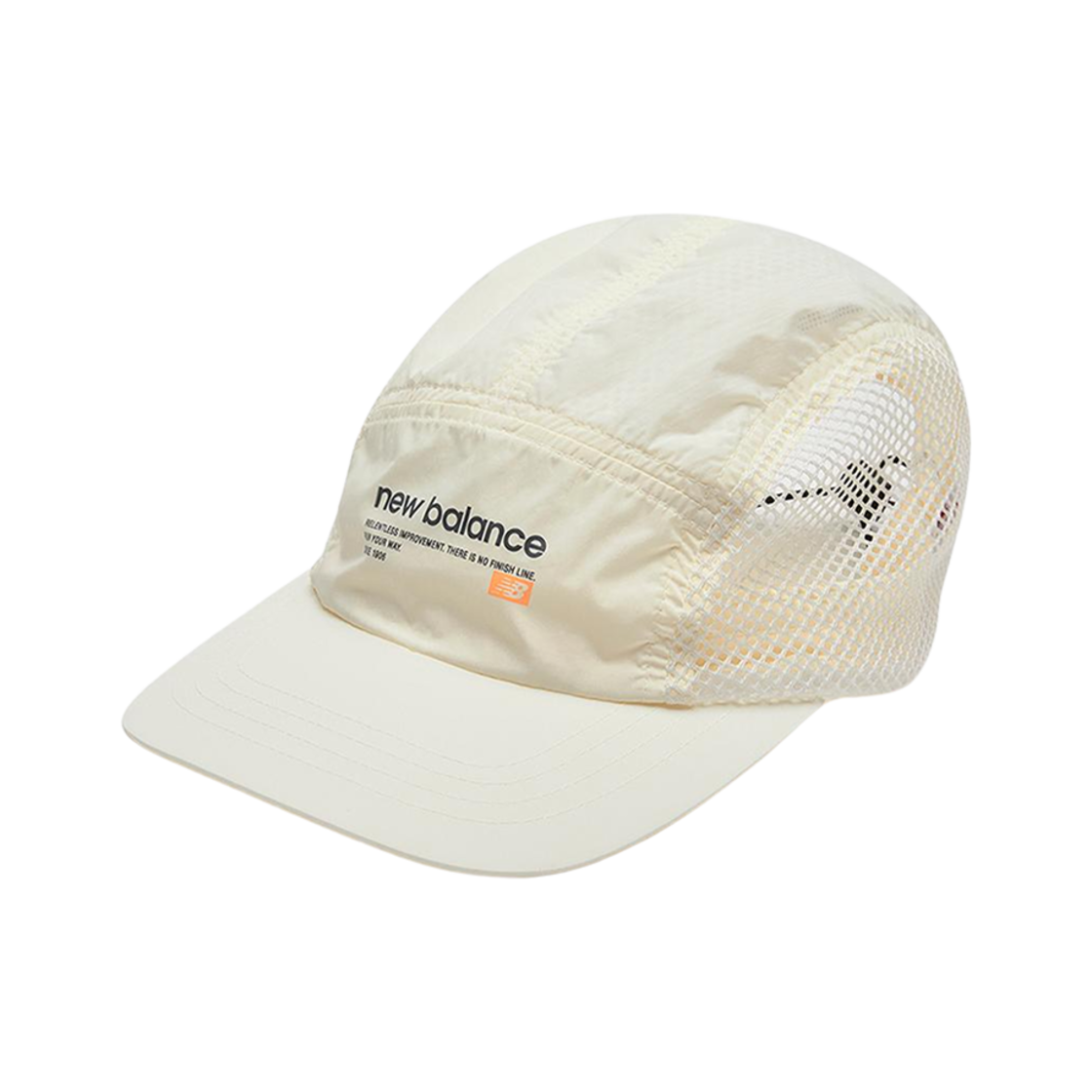 뉴발란스 컬러 포인트 퍼포먼스 메쉬캡 크림(New Balance Color Point Performance Mesh Cap Cream)