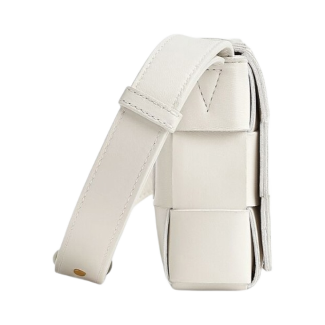 보테가 베네타 스몰 레더 카세트백 화이트(Bottega Veneta Small Leather Cassette White) - 2
