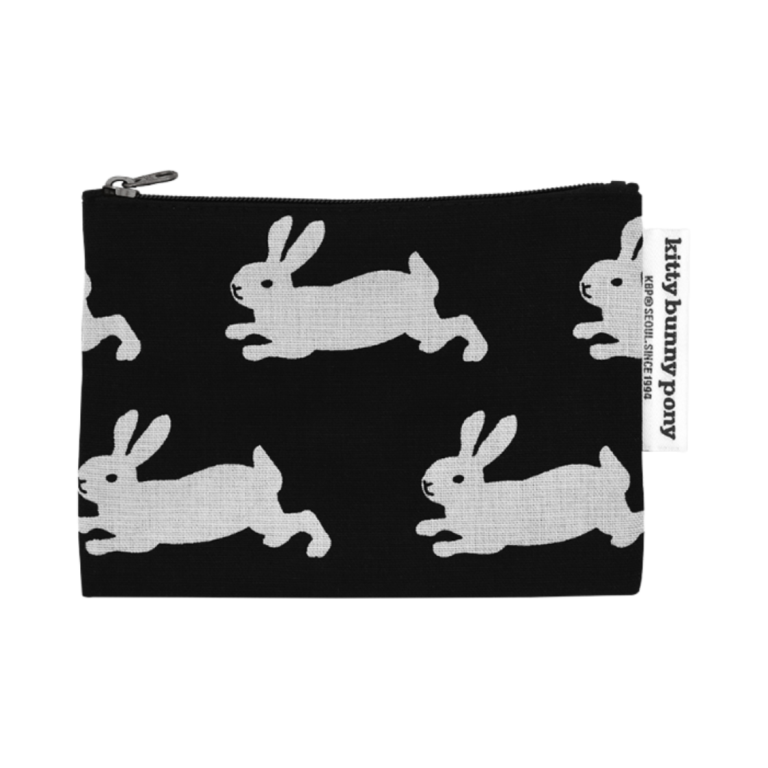 - Kitty Bunny Pony Happy Bunny Pouch Ⅱ M Black