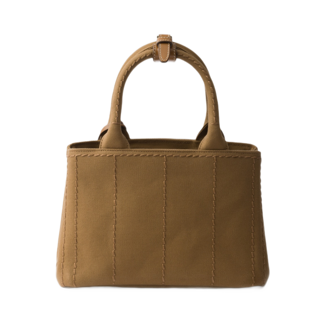 프라다 자르디니에르 코튼 캔버스 미니 핸드백 타바코(Prada Jardiniere Cotton Canvas Mini Handbag Tabacco) - 2