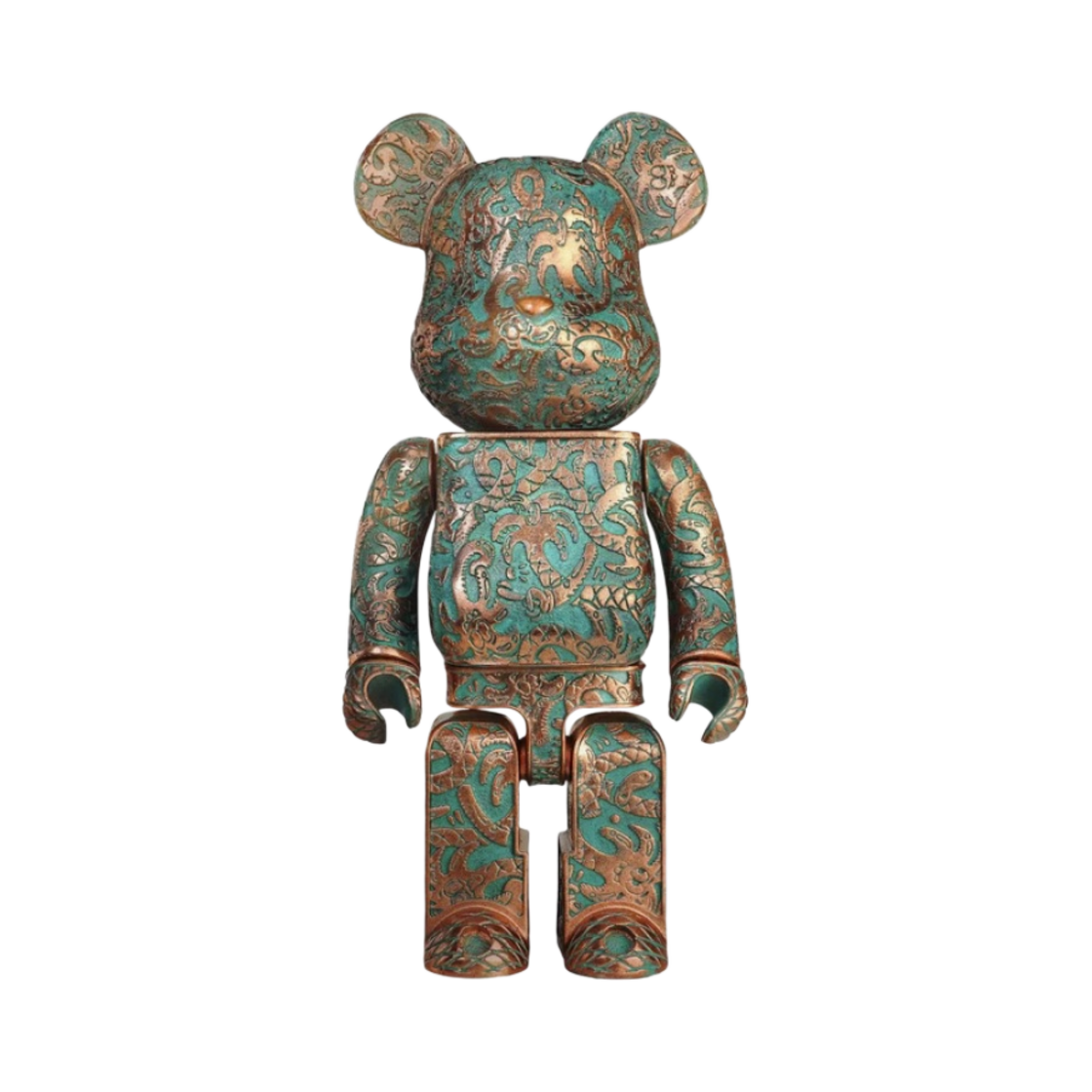 베어브릭 x 스티븐 해링턴 x 액션 시티 x 로얄 셀랑고르 그린 코퍼 파티나 400%(Bearbrick x Steven Harrington x Action City x Royal Selangor Green Copper Patina 400%) - 1