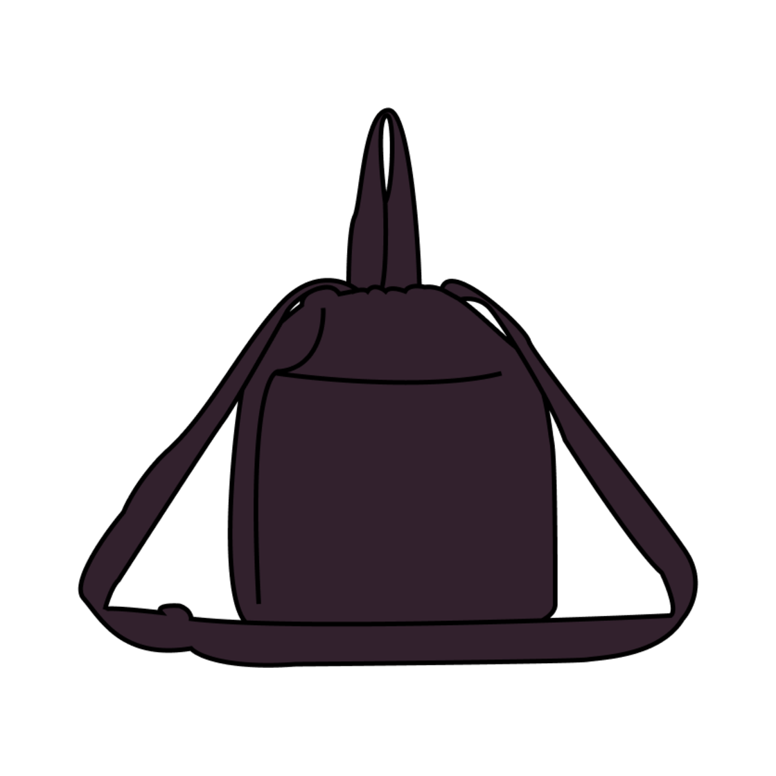 노스페이스 화이트 라벨 버켓 백 미니 다크 브라운(The North Face White Label Bucket Bag Mini Dark Brown) - 2