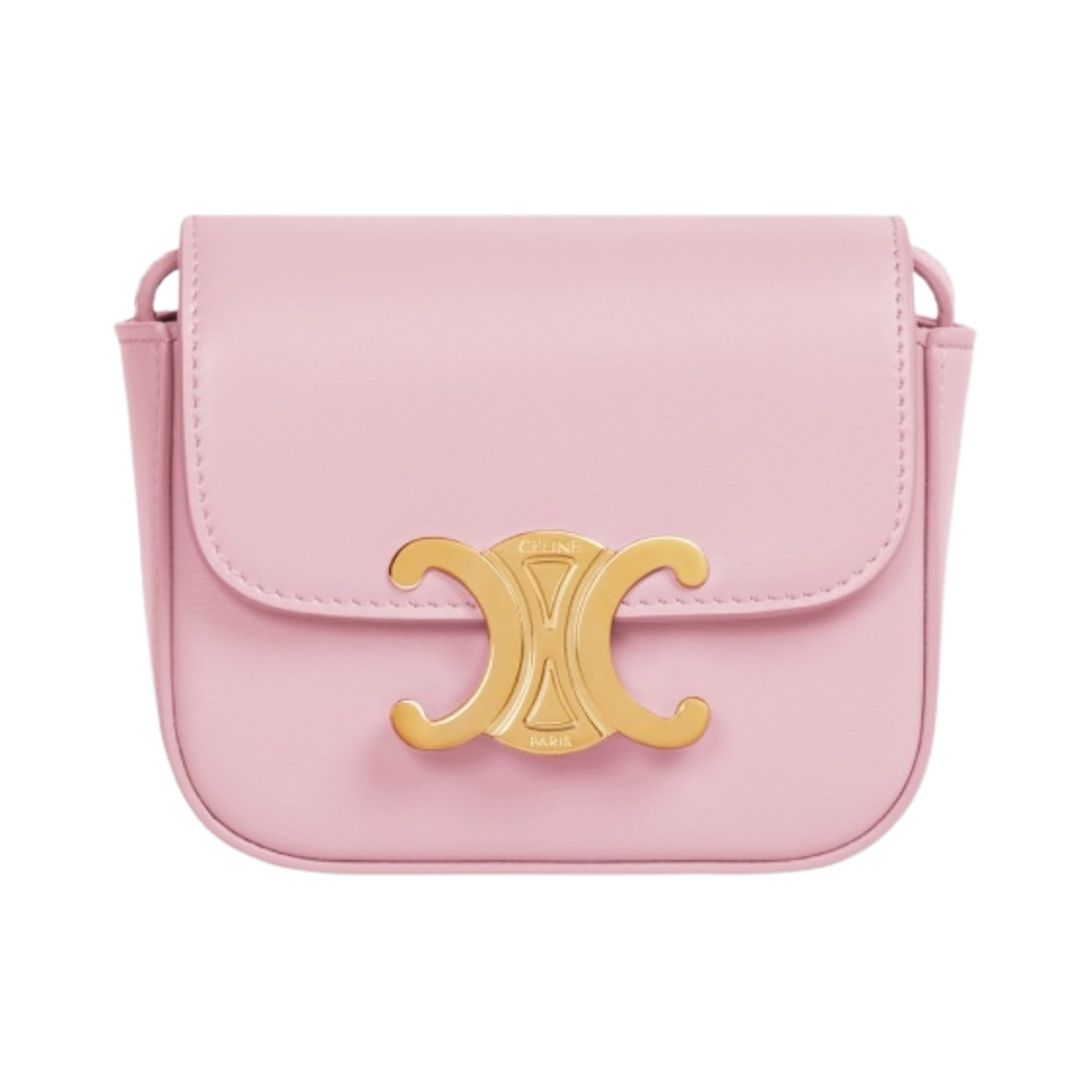 셀린느 샤이니 카프스킨 미니 트리옹프 라이트 핑크(Celine Mini Triomphe in Shiny Calfskin Light Pink) - 1