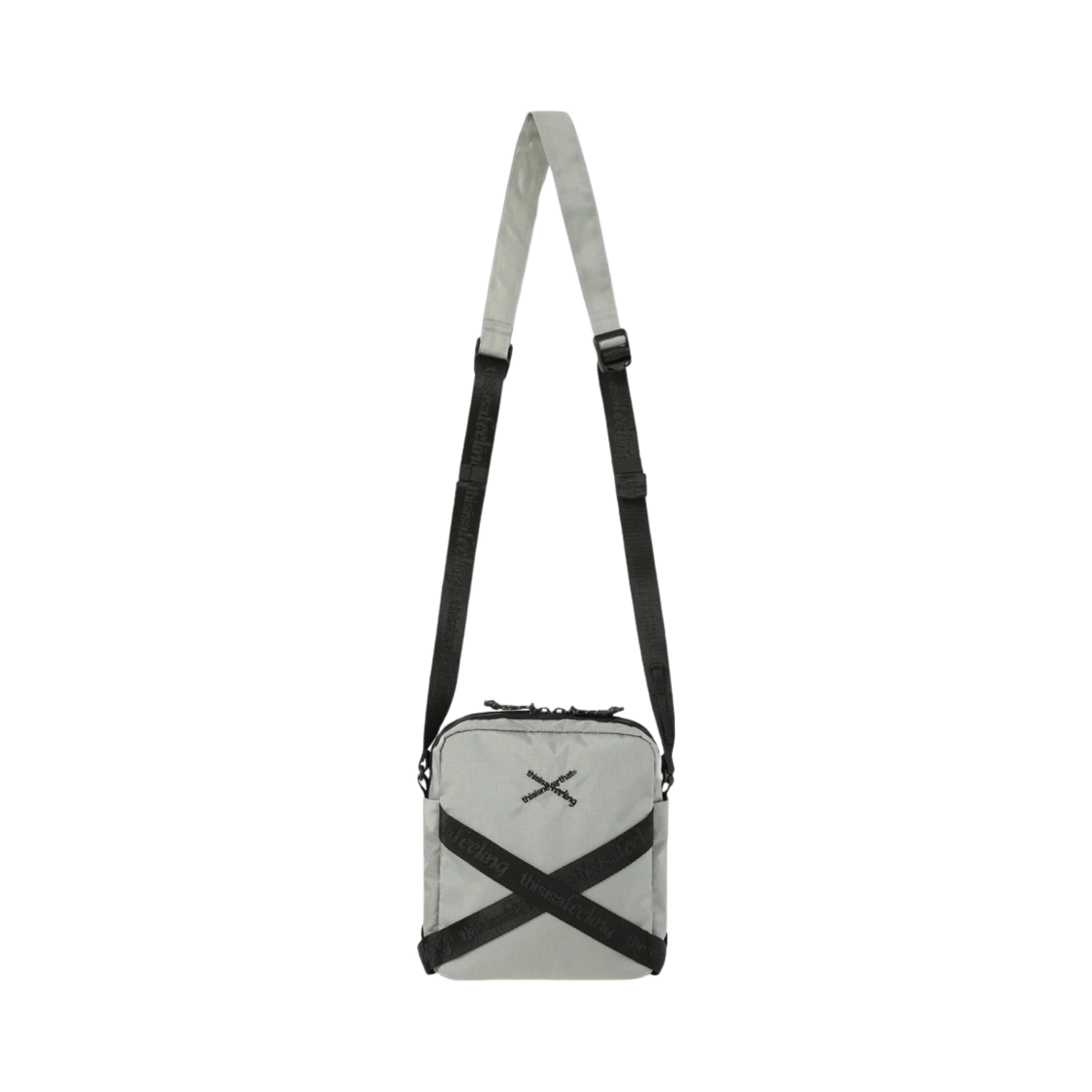 디스이즈네버댓 x 퍼블릭 릴리즈 DJ 백 라이트 그레이(thisisneverthat x Public Release DJ Bag Light Grey)