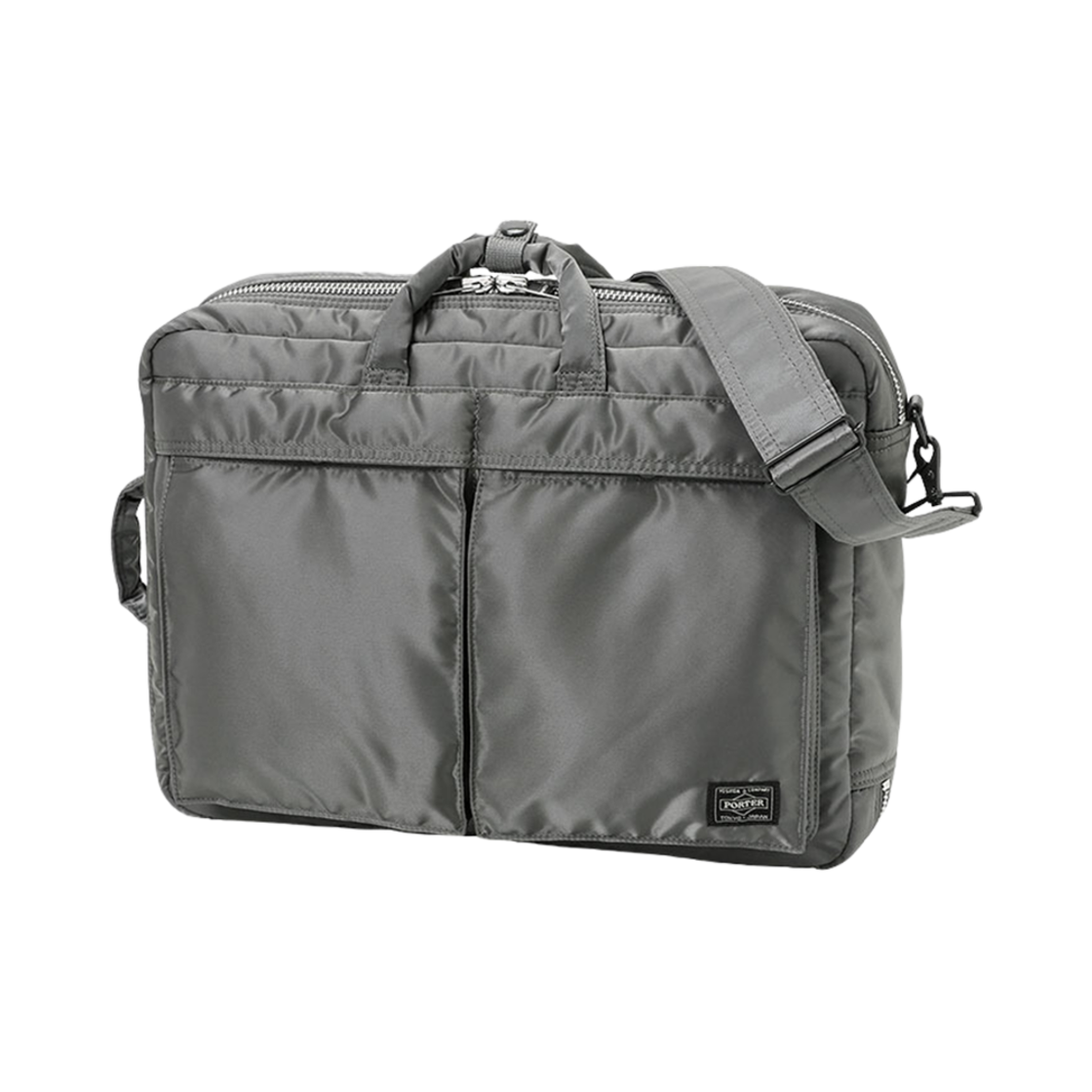 포터 탱커 쓰리웨이 브리프케이스 실버 그레이