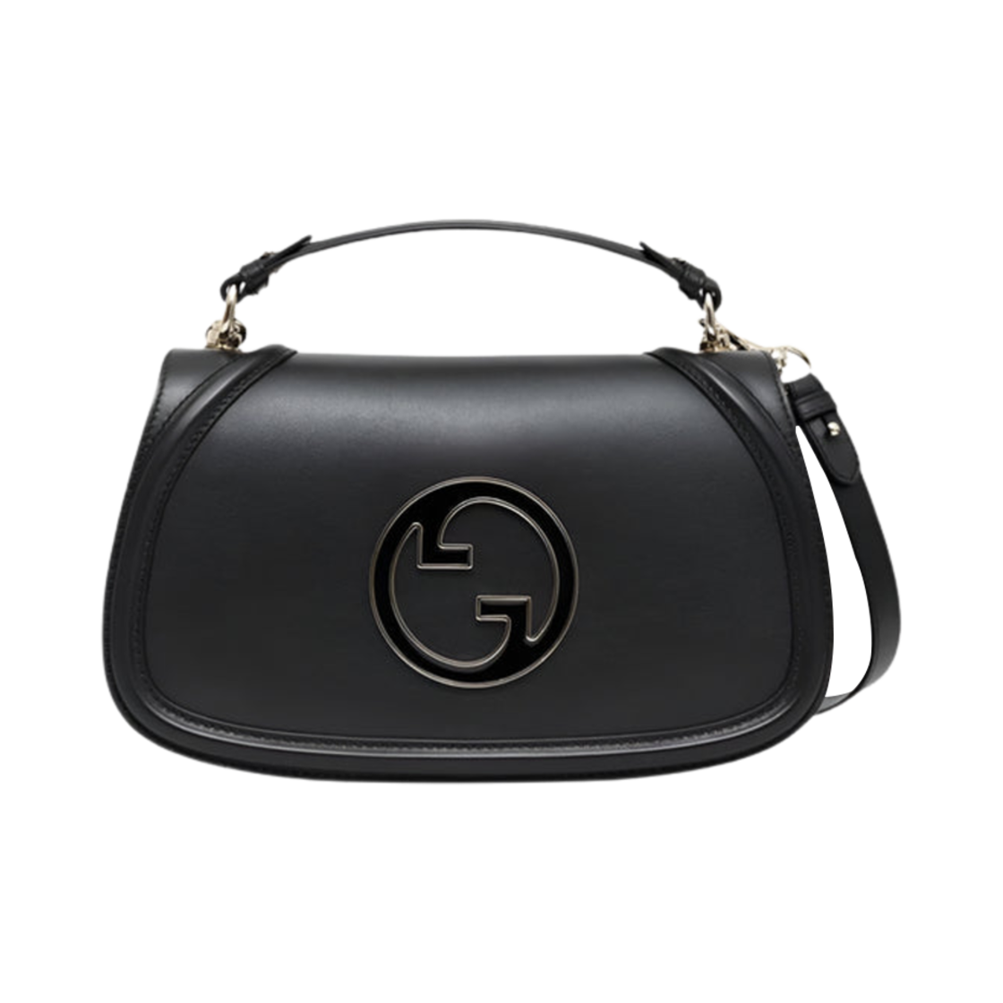 815719-AAEEX-1000 Gucci Blondie Leather Handbag Black