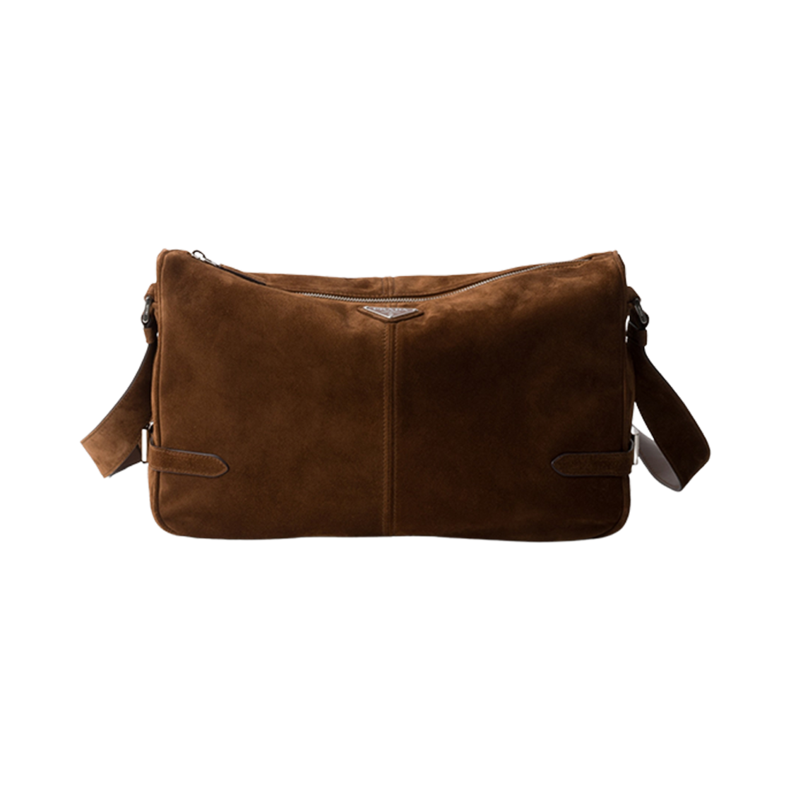 프라다 스웨이드 숄더백 코코아 브라운