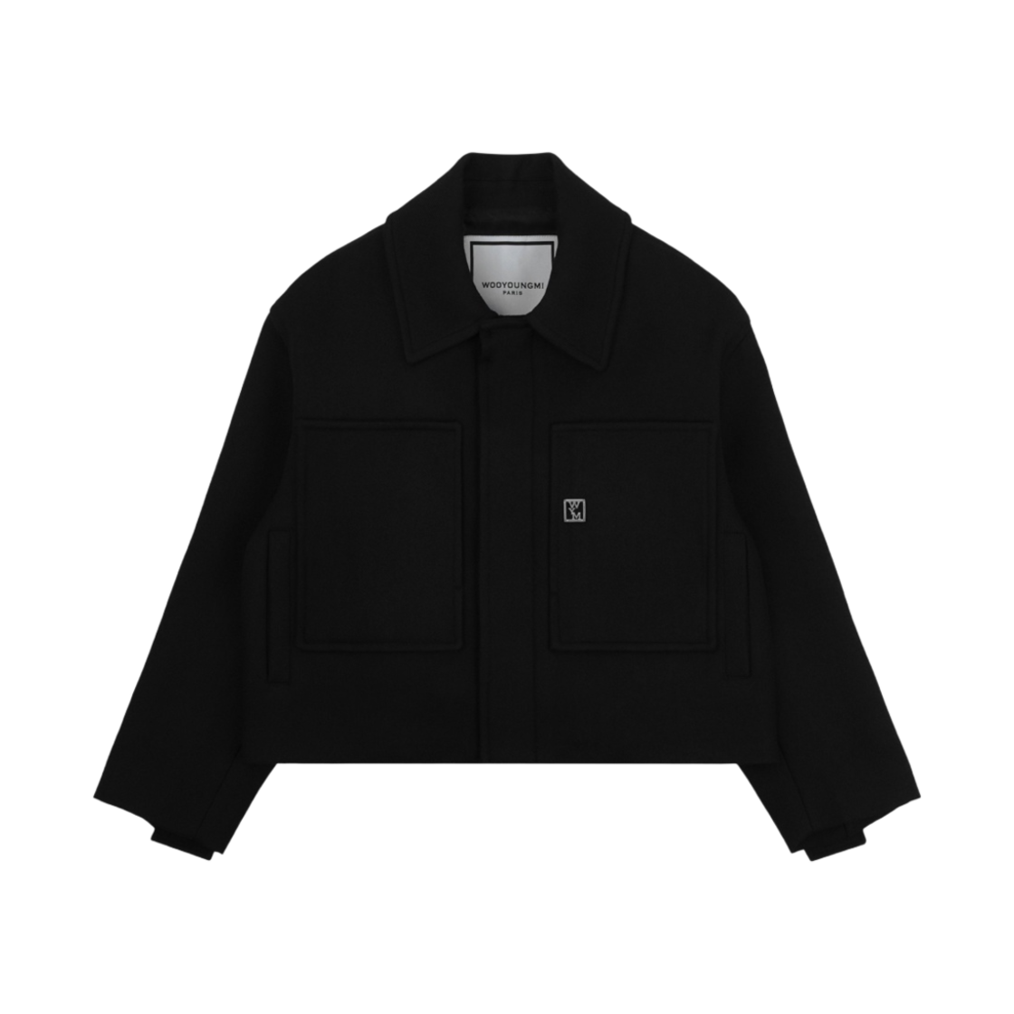 우영미 울 크롭 점퍼 블랙 - 22FW