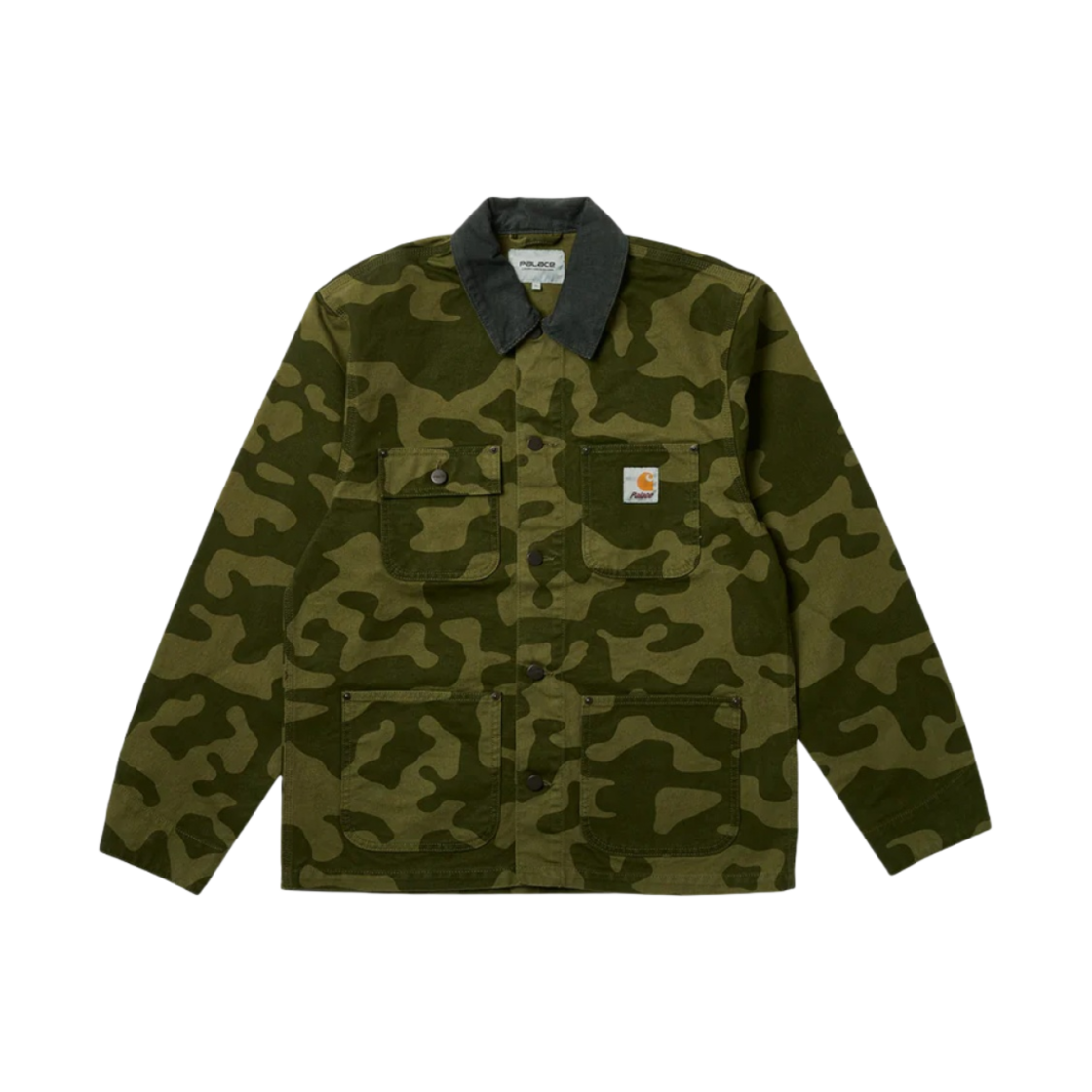 팔라스 x 칼하트 WIP 미시건 코트 달러 그린 카모 - 23FW(Palace x Carhartt WIP Michigan Coat Dollar Green Camo - 23FW)