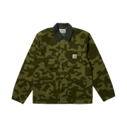 Palace x Carhartt WIP Michigan Coat Dollar Green Camo - 23FW