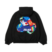 Palace Tri-Flag Hooded Jacket Black - 21SS