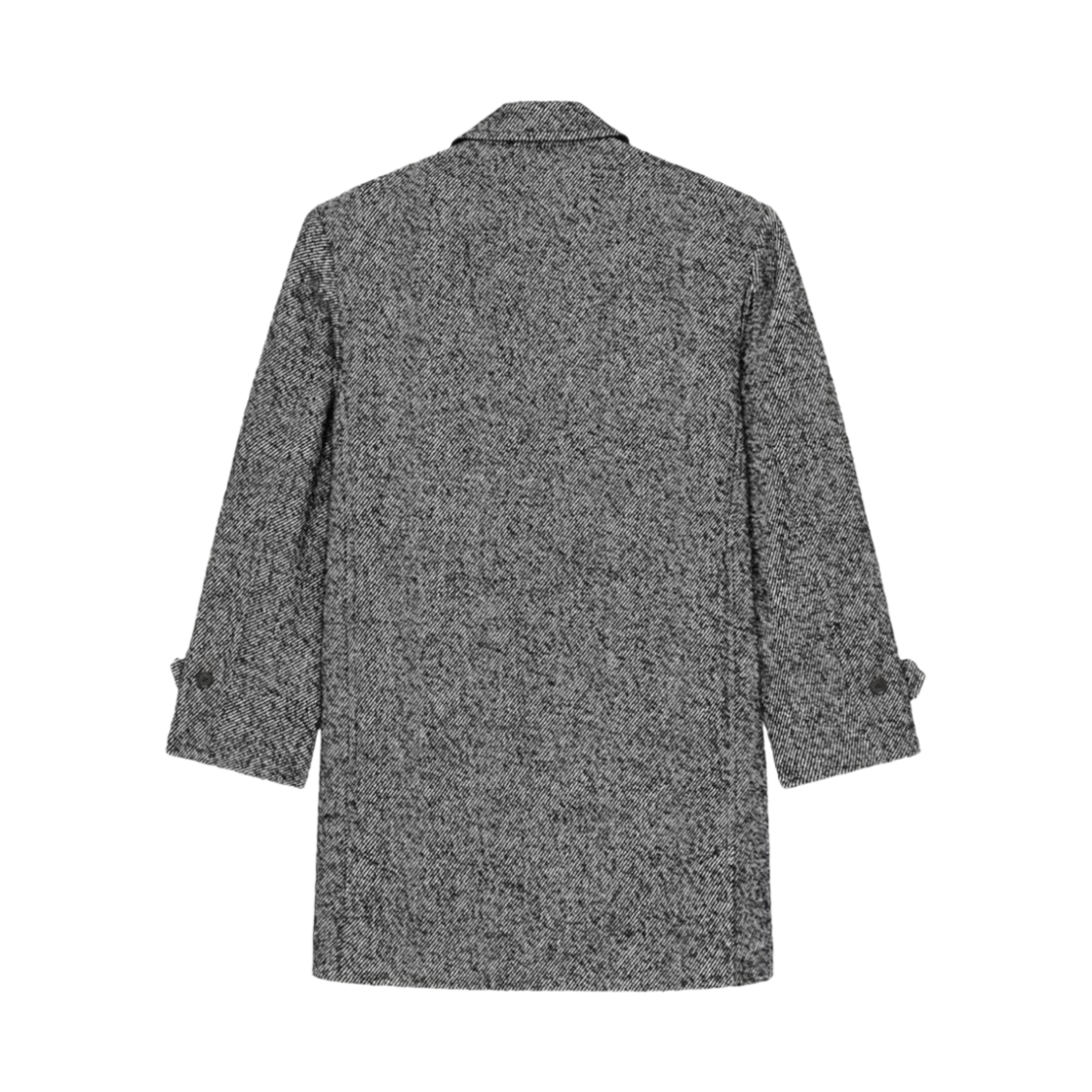 겐조 베리게이티드 울 코트 블랙(Kenzo Variegated Wool Coat Black) - 2