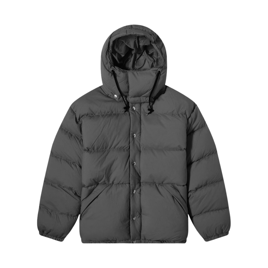 DT-A0201 Danton Down Hooded Nylon Jacket Black