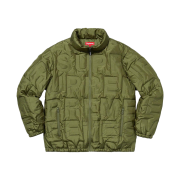 Supreme Bonded Logo Down Jacket Olive - 19SS