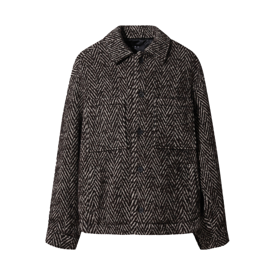 이로 조세스페 헤링본 울 부클 셔츠형 점퍼 베이지(Iro Xanaste Jumper Black)