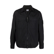 C.P. Company Taylon L Zipped Overshirt Black - 21FW