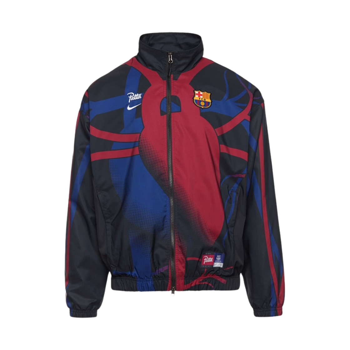 나이키 x 파타 x FC 바르셀로나 트랙 자켓 쿨레르스 델 몬 (FQ4275-010)(Nike x Patta x FC Barcelona Track Jacket Culers del Món (FQ4275-010))