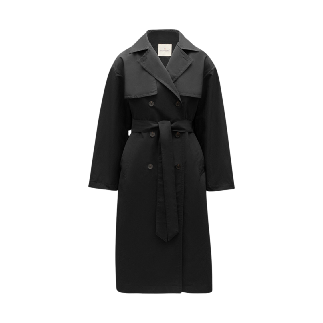 (W) 몽클레르 스티비덴 트렌치 코트 블랙 - 22SS((W) Moncler Stibiden Trench Coat Black - 22SS) - 1