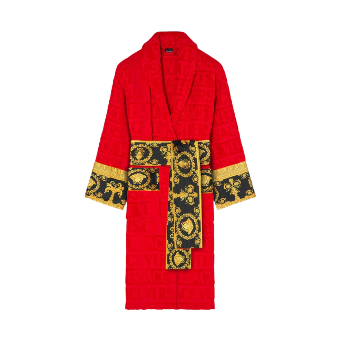 ZACJ00008-ZCOSP052-Z4003 Versace I Love Baroque Bathrobe Red