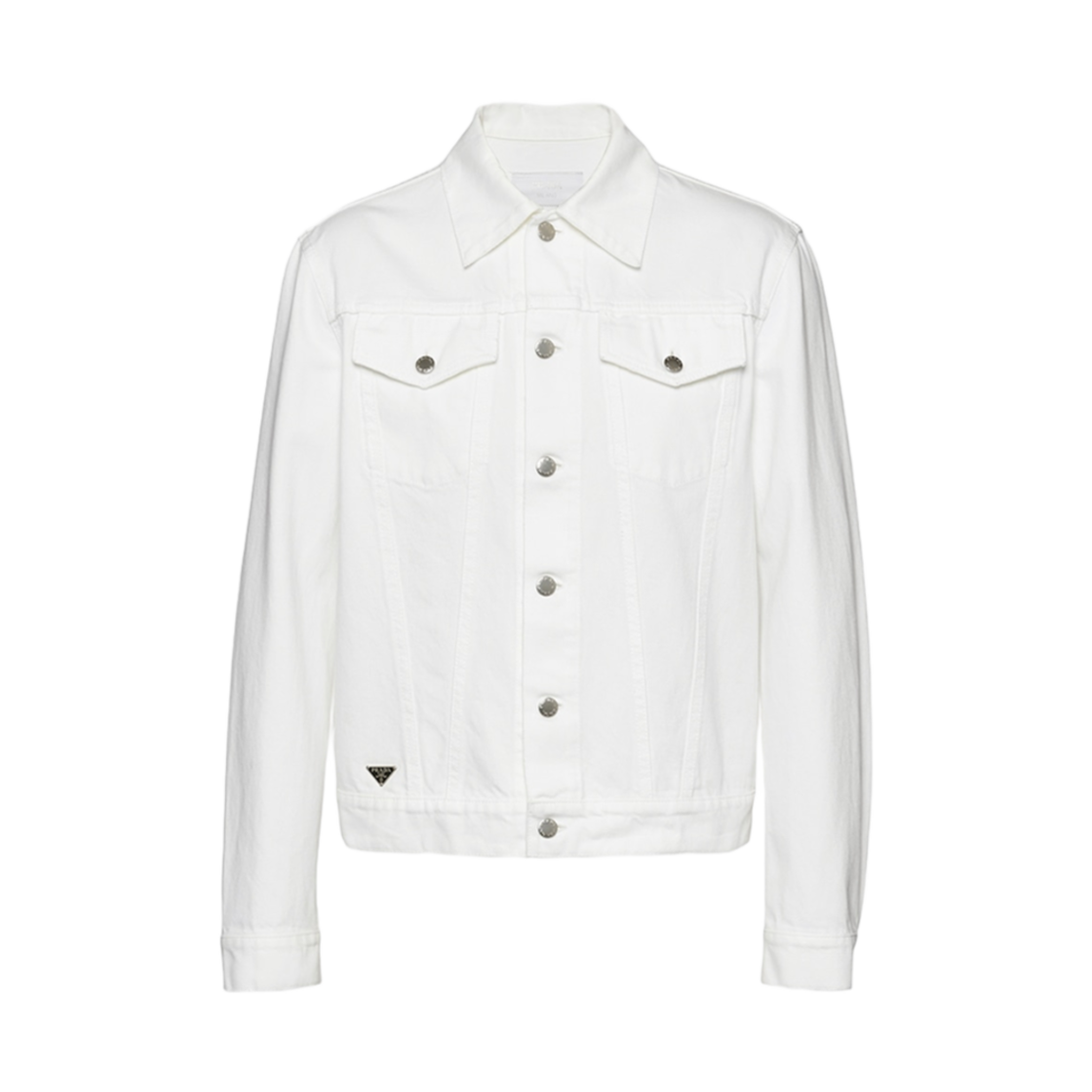 GEB227-12PA-F01CD Prada Bull Denim Blouson Jacket White