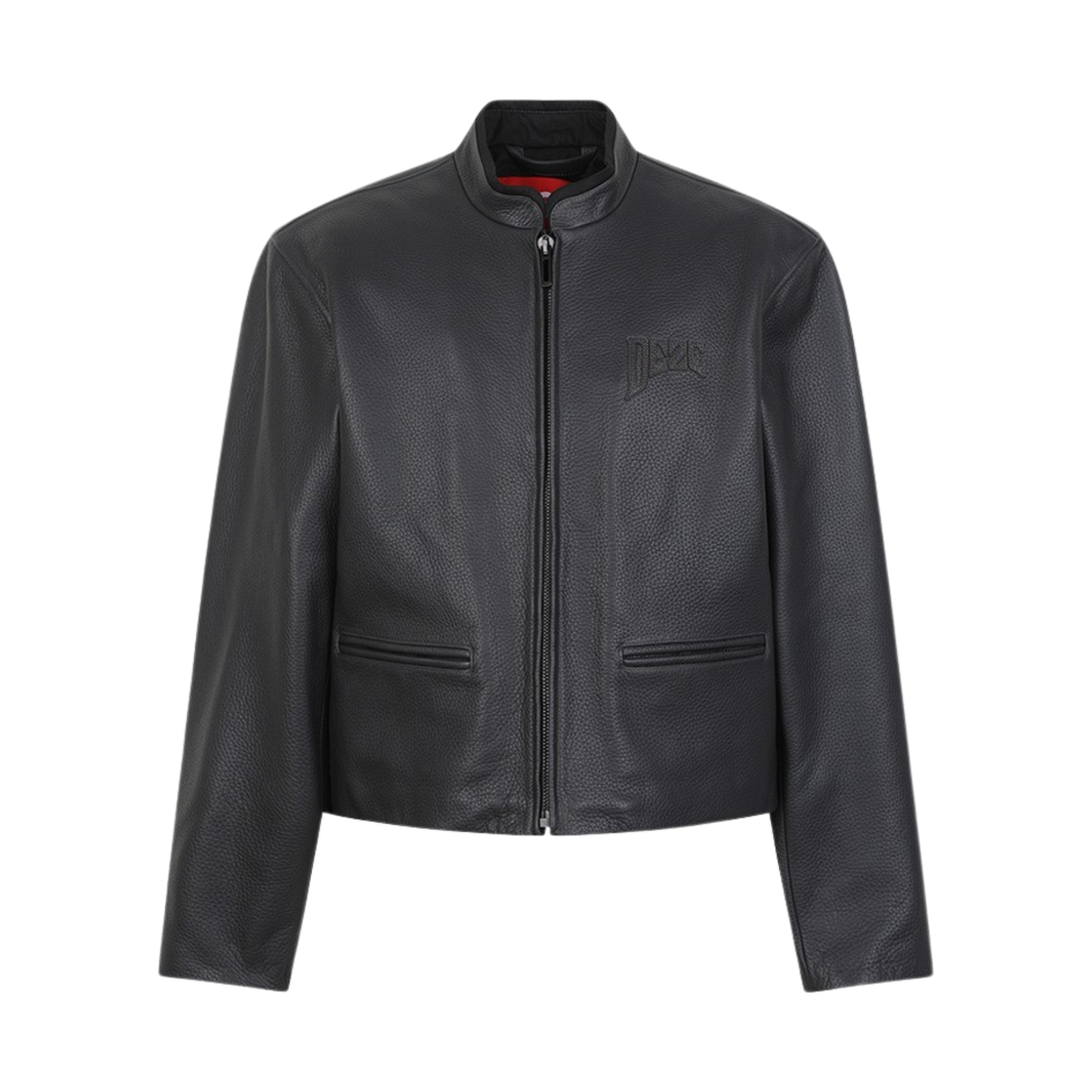 032c 어트리션 레더 자켓 블랙(032c Attrition Leather Jacket Black)