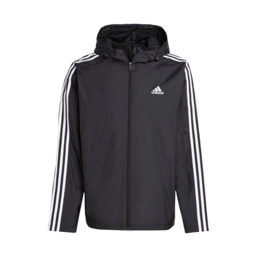 아디다스 에센셜 3S 우븐 윈드브레이커 자켓 블랙 - KR 사이즈