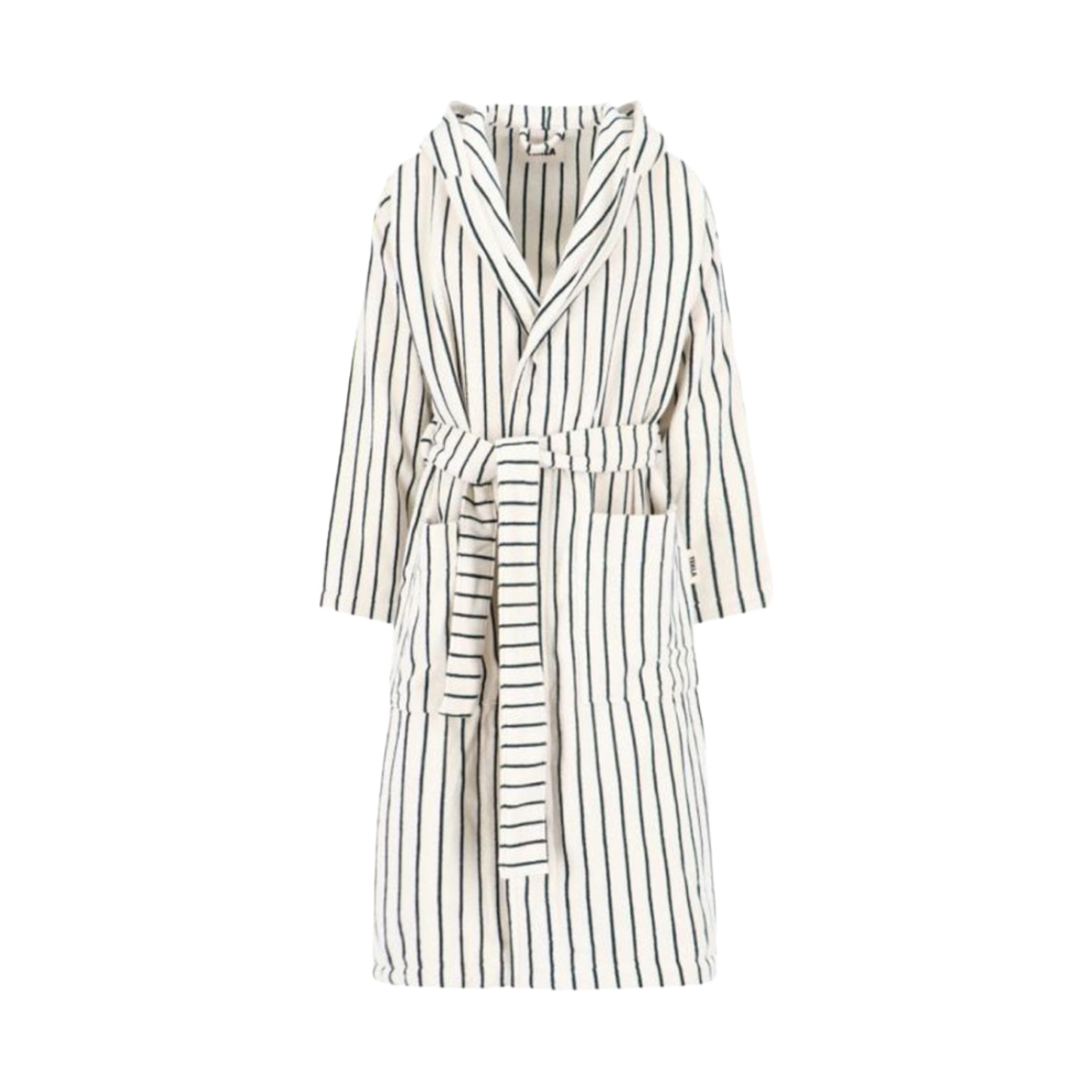 테클라 테리 후드 배스로브 레이싱 그린 스트라이프(Tekla Terry Hooded Bathrobe Racing Green Stripes)