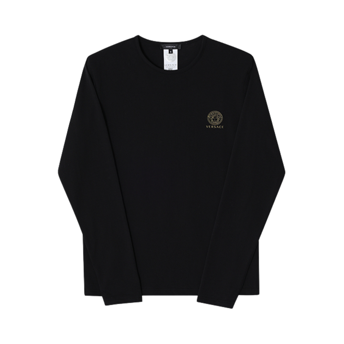 AUU01007-A232741-A1008 Versace Medusa Logo Undershirt Black