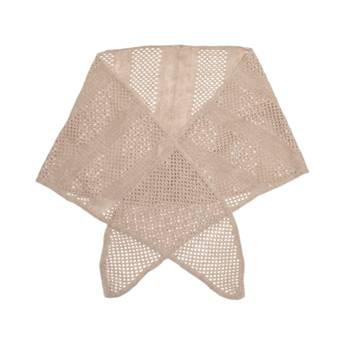 A2243TB Our Legacy Triangle Scarf Beige Melange