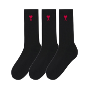AMI de Coeur Socks Black (3 Pack)