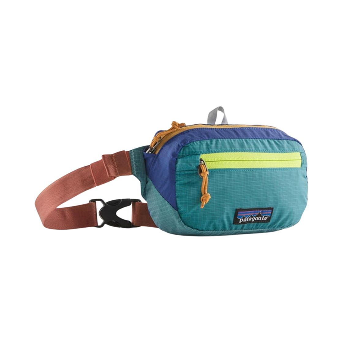 파타고니아 울트라라이트 블랙 홀 미니 힙팩 패치워크 서브타이달 블루(Patagonia Ultralight Black Hole Mini Hip Pack Patchwork Subtidal Blue) - 1