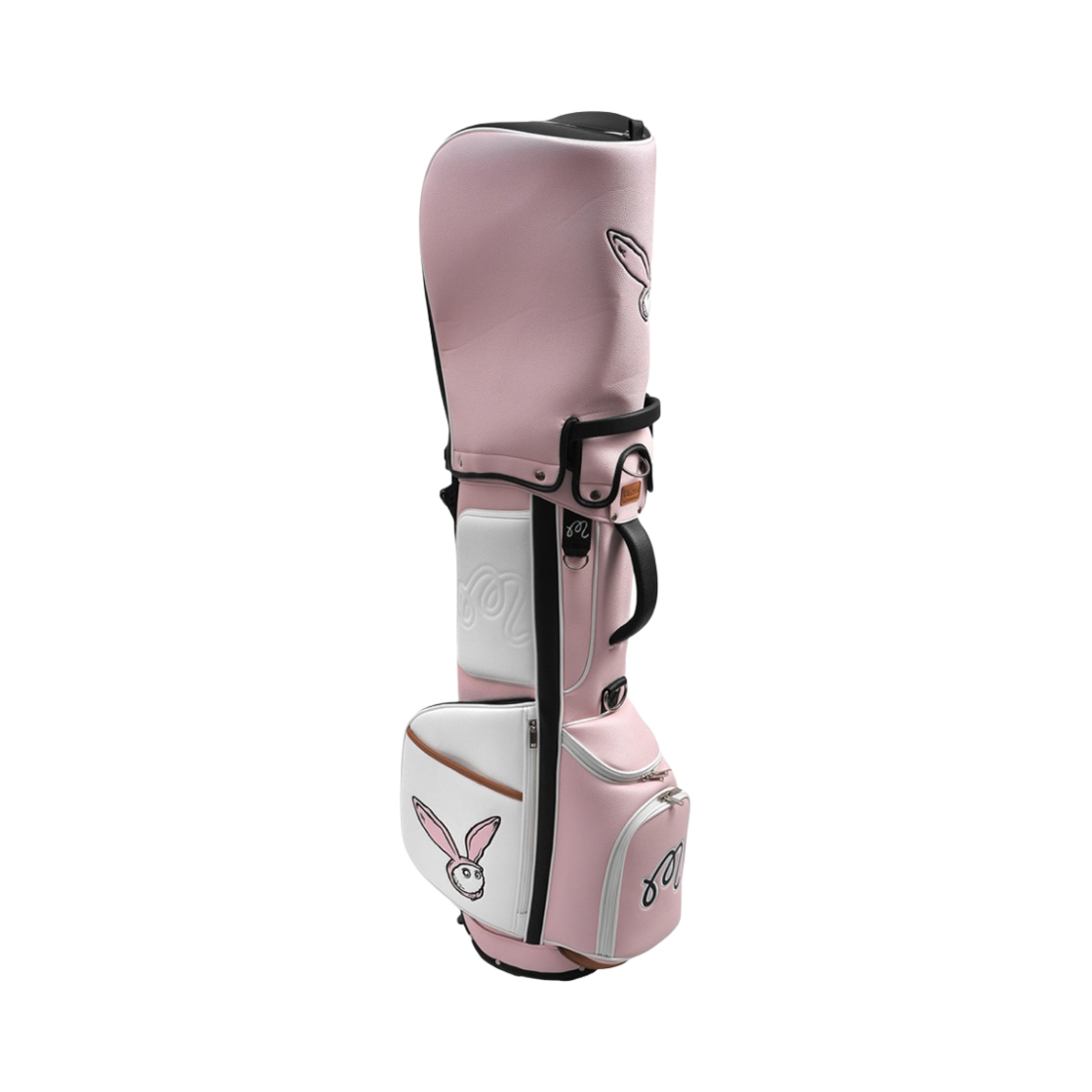 - Malbon Golf Rabbit Stand Bag Pink