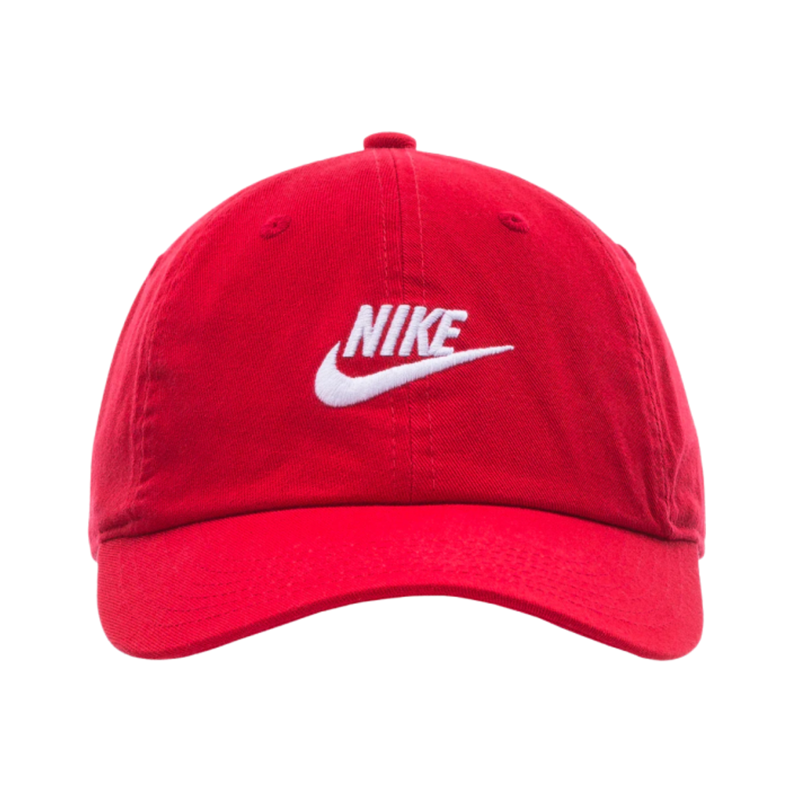 (키즈) 나이키 클럽 언스트럭처 퓨추라 워시 캡 유니버시티 레드 화이트