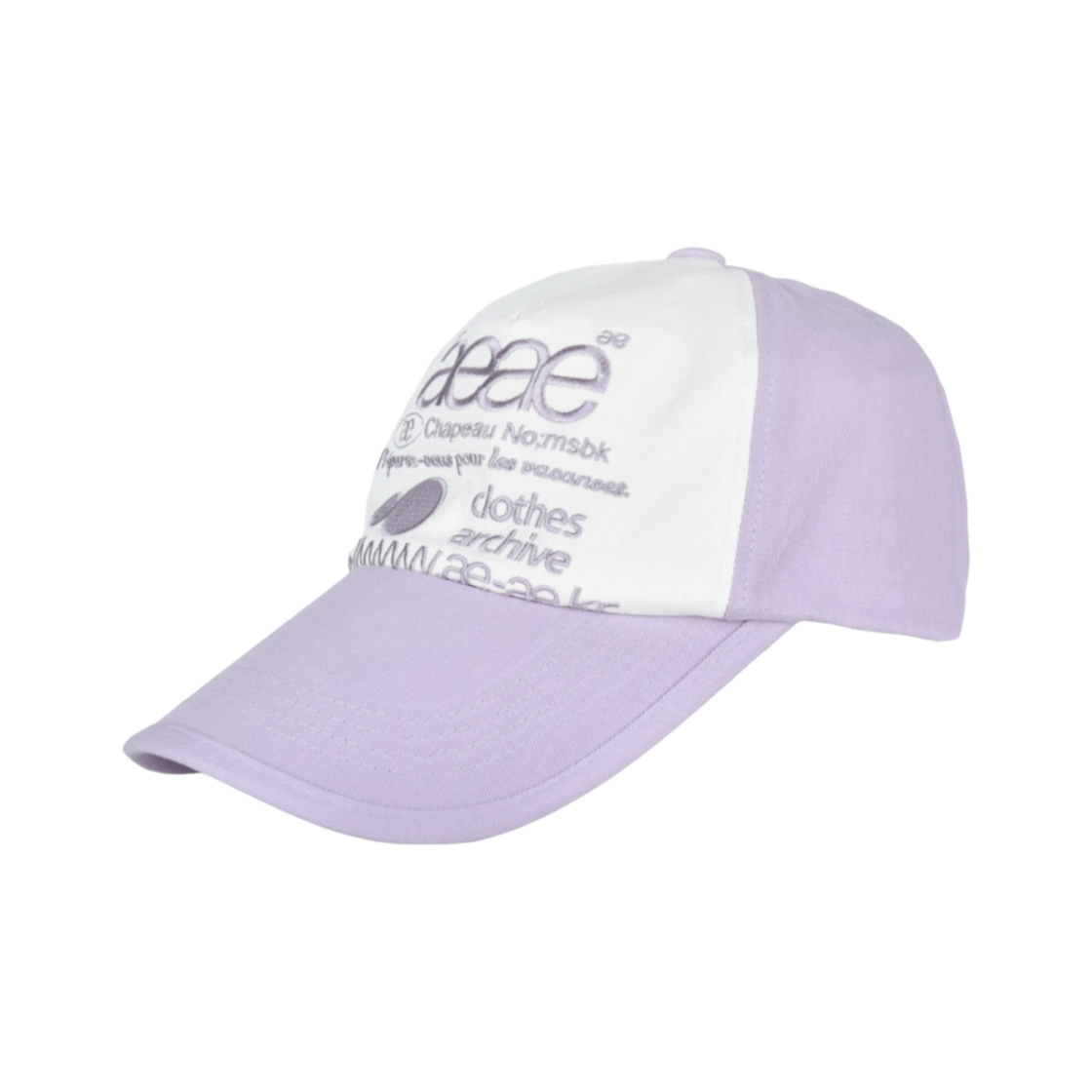 에이에이 웹 로고 5 패널 볼캡 라벤더(Aeae Web Logo 5 Pannel Ball Cap Lavendar) - 2