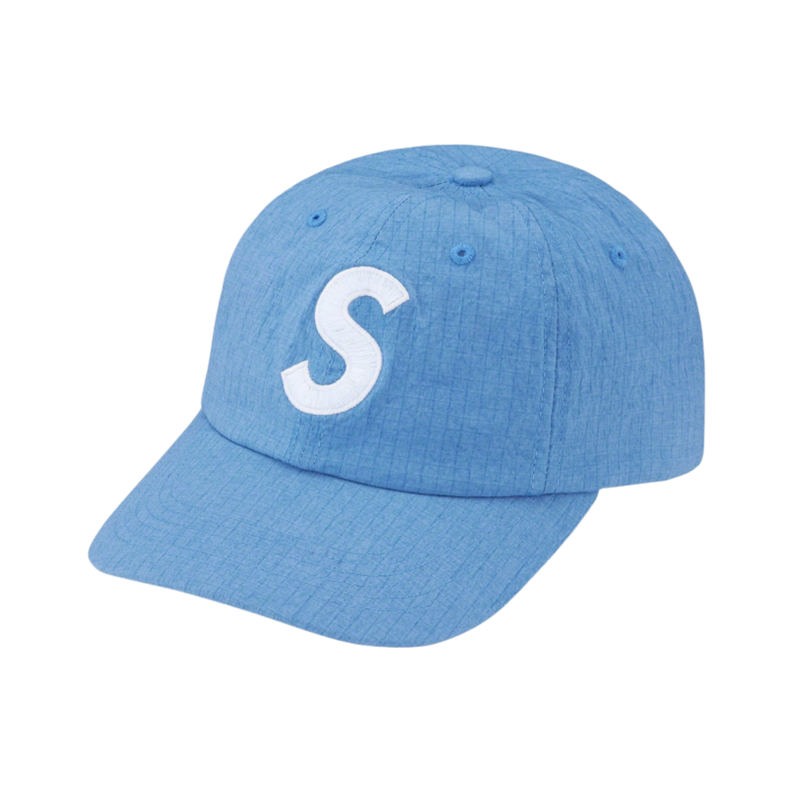 슈프림 코듀라 립스탑 S 로고 6-패널 로얄 - 23SS