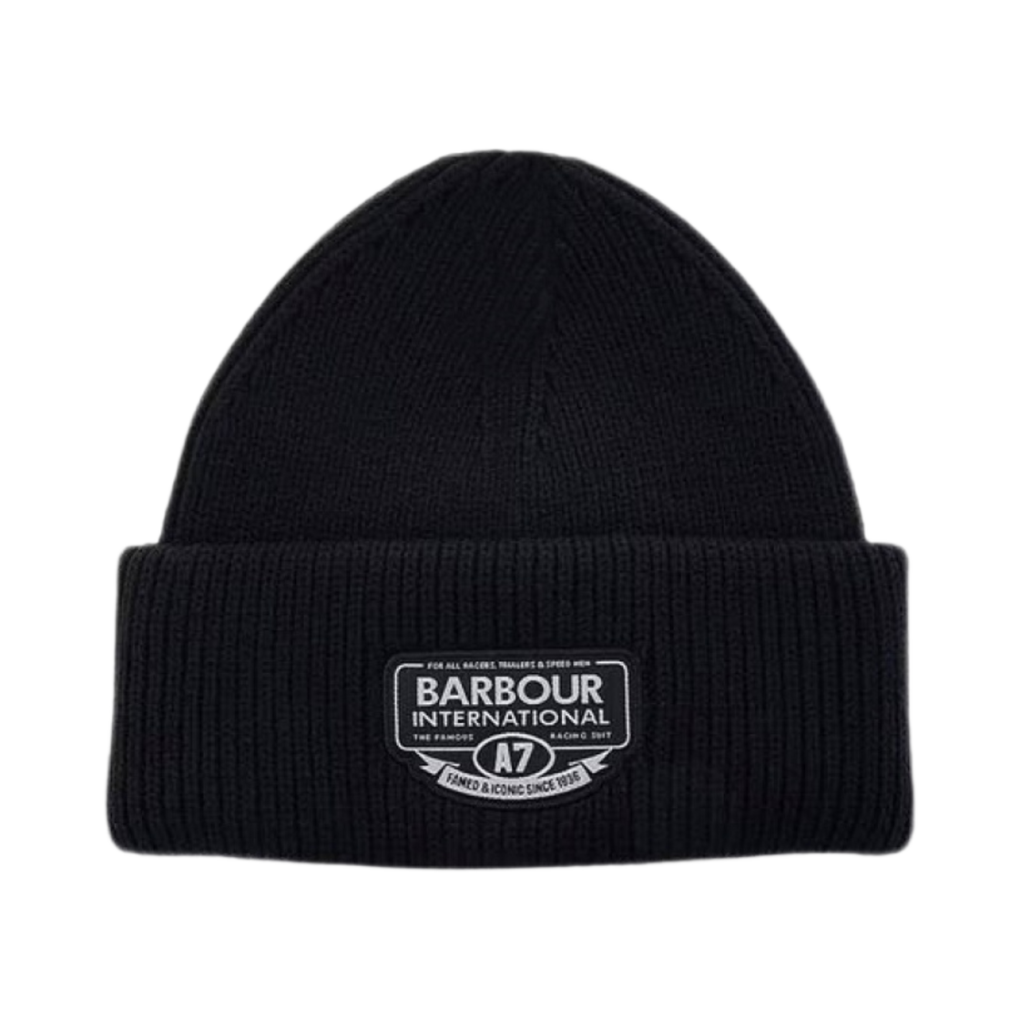 MHA0826BK11 Barbour Storm Kitted Beanie Black