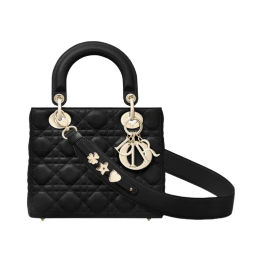 Dior Small Lady Bag My ABCDior Cannage Lambskin Black