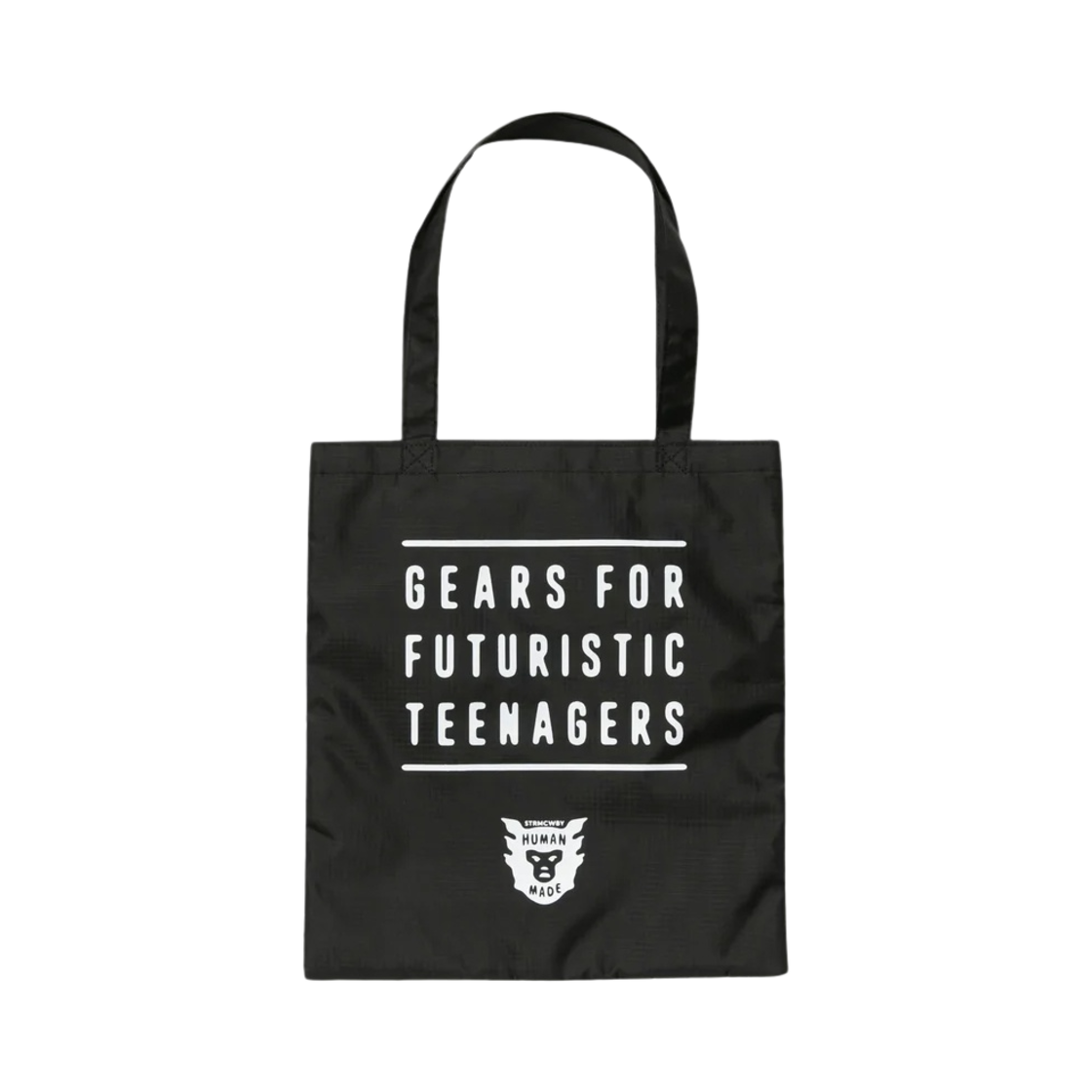 휴먼 메이드 나일론 립스탑 하트 토트백 블랙(Human Made Nylon Ripstop Heart Tote Bag Black)