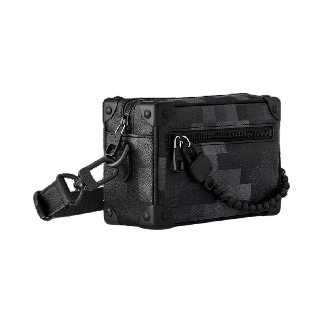 M14922 Louis Vuitton Mini Soft Trunk Black - #2