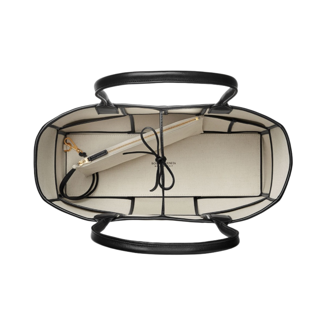 보테가 베네타 미디움 아르코 토트백 내츄럴 블랙(Bottega Veneta Medium Arco Tote Bag Natural Black) - 3